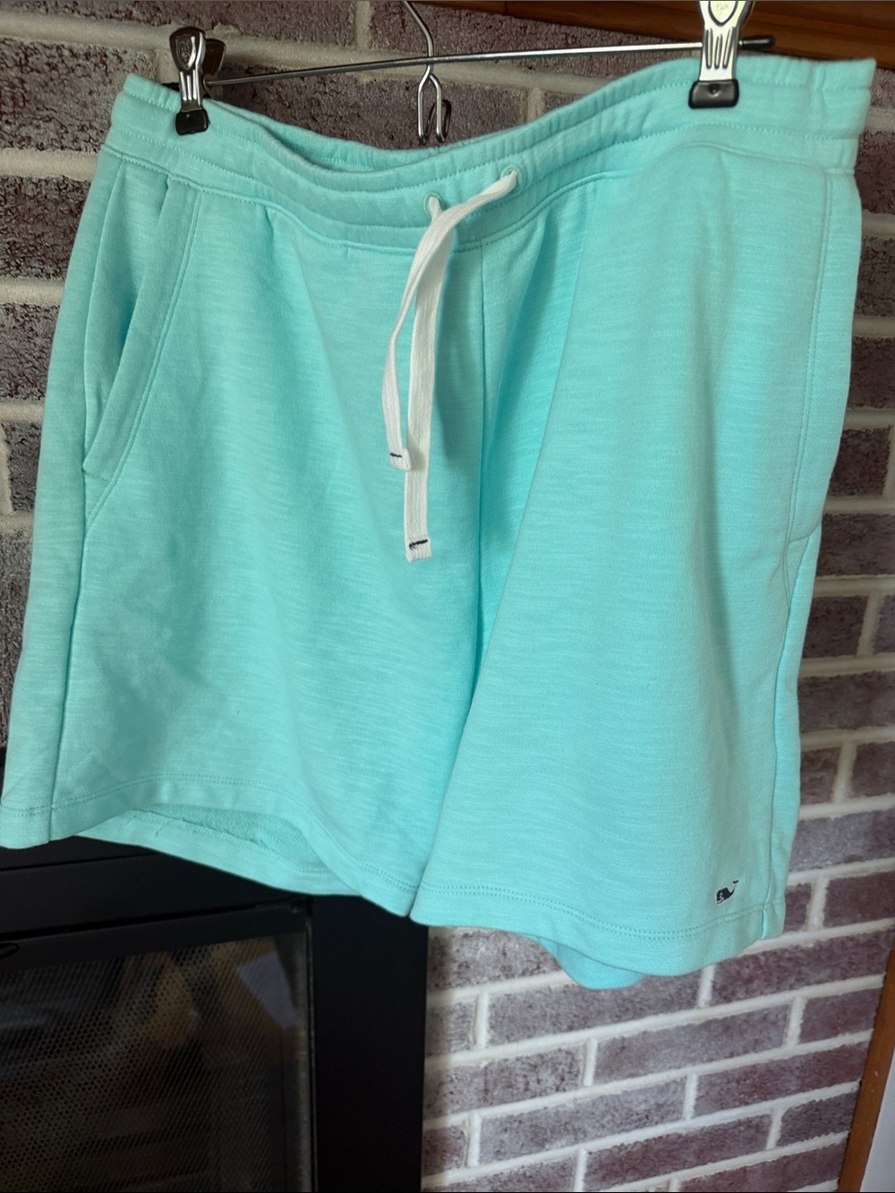 Vineyard Vines Light Aqua Drawstring Athletic Shorts